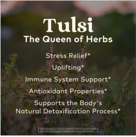 ORGANIC INDIA Tulsi Sleep Herbal Tea - Holy Basil Ashwagandha Chamomile Night Time Tea for Bedtime Stress Relieving &amp Relaxing Immune Support USDA Certified Organic - 18 Infusion Bags 3 Pac