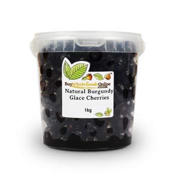 Buy Whole Foods Glace Cherries Natural Colour - Dark Burgundy (1kg)