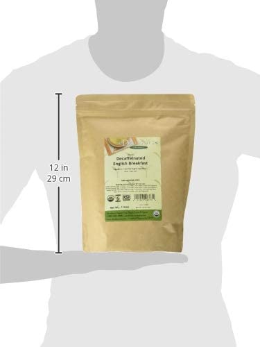 Davidson's Organics Decaffeinated English Breakfast Loose Leaf Tea 16-Ounce Bag