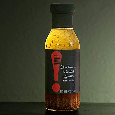 OMG!: Delicious Dipping Oil | As found in Pike Place Market | Perfect for breads veggies salads and marinades. (Chardonnay Roasted Garlic Marinade 177ml/6oz)