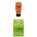 Bundle - Wedderspoon Raw Premium Manuka Honey KFactor 16 Squeeze Bottle (12 Oz) and Manuka Honey Drops Eucalyptus &amp Bee Propolis (4 Oz)