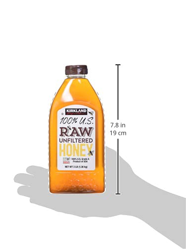Kirkland Signature Kirkland Signature Raw Unfiltered USA Honey (48 OZ/ 3 LBS) 48 oz(Pack of 1)