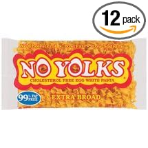 No Yolks Egg White Pasta Extra Broad - 12 Pack
