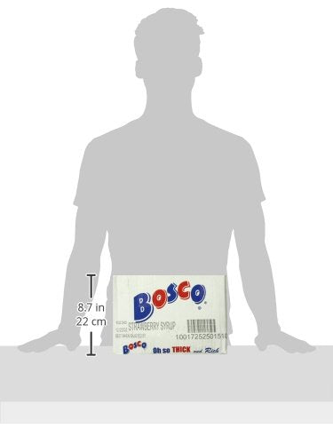 Bosco Syrup Strawberry 22 Ounce (Pack of 12)