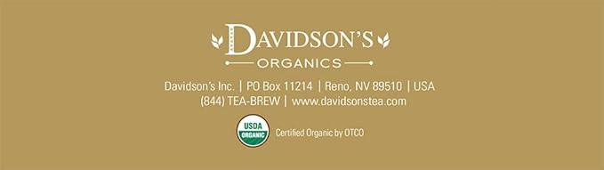 Davidson's Organics Single Serve Decaffeinated English Breakfast 100-count Individually Wrapped Tea Bags