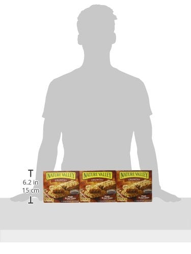 Nature Valley Crunchy Granola Bars Maple Brown Sugar 6 ct 12 bars (Pack of 6)