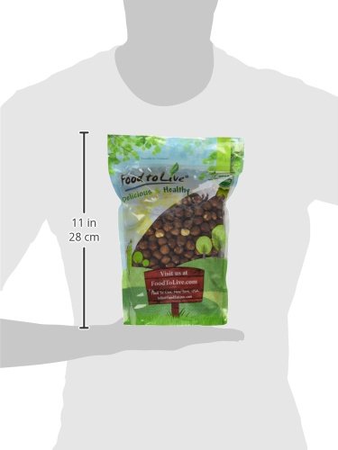 Food to Live Organic Hazelnuts 2 Pounds – Non-GMO Raw Filberts Whole Shelled Unsalted Kosher Vegan Bulk. Crunchy Wholesome Snack. Great for Baking Trail Mixes