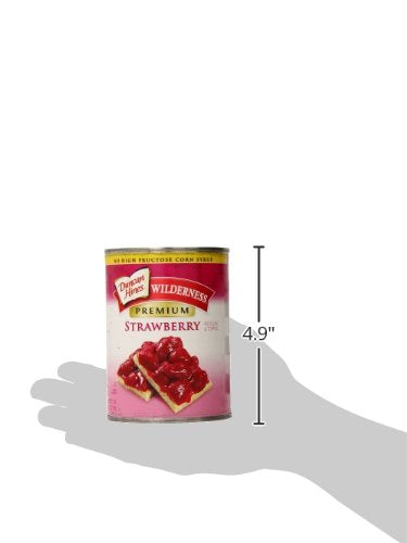 Duncan Hines Wilderness More Fruit Strawberry Pie Filling and Topping 21 oz. (Pack of 8)