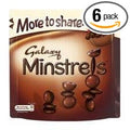 Galaxy Minstrels Chocolate Large Pouch 210g - Pack of 6
