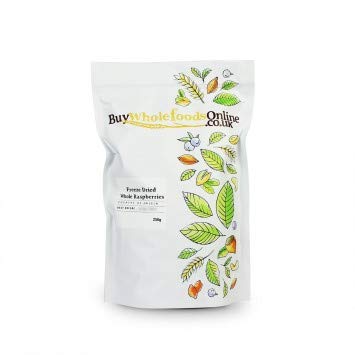 Buy Whole Foods Freeze Dried Whole Raspberries (250g)