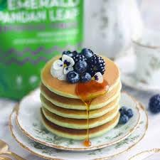 Pandan Fragrant Pancake -Light and Fluffy. No Preservatives Low Sugar. Good for Breakfast and for Any occassion. A tropical floral aroma dancing with slight note of Vanilla