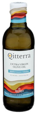 Bono Qitterra Olive Oil Mediterranean Extra Virgin 16.9 fl oz (Pack of 6)
