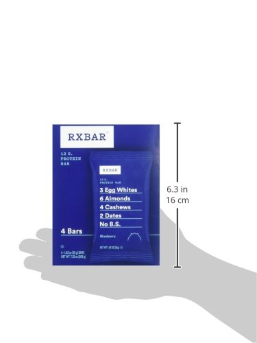 RXBAR Blueberry Protein Bar High Protein Snack Gluten Free Pack of 24