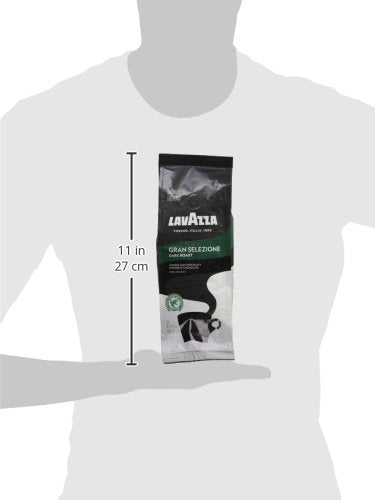 Lavazza Gran Selezione Ground Coffee Blend Dark Roast 12 oz (Pack of 4)