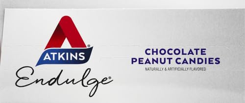 Atkins Endulge Chocolate Peanut Candies Dessert Favorite 0g Sugar 20 Count