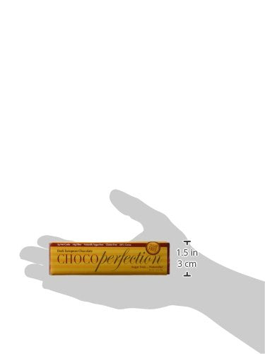 ChocoPerfection Sugar Free Dark Chocolate Bars - Keto-Friendly Gluten-Free and Vegan - No Maltitol and Fiber-Rich with Low Glycemic &amp Low Carb Snacks - European Taste - Box of 12 Bars (50g each)