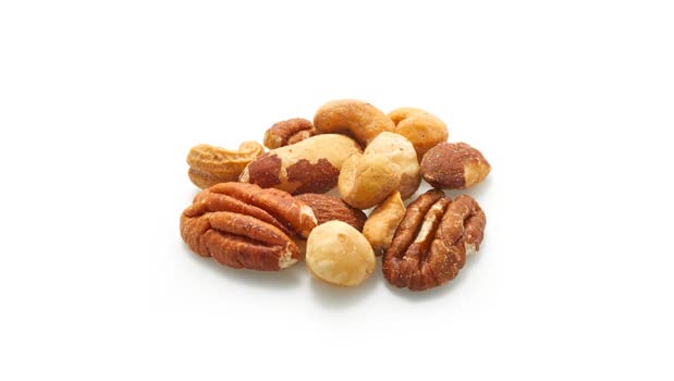 Yupik Deluxe Roasted Salted Nut Mix 2.2 lb (35.2 oz) Vegan Gluten Free Cholesterol Free A Blend of Cashews Brazil Nuts Hazelnuts &amp Pecans Healthy Snacks