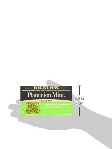 Bigelow Tea Perfectly Mint Black Tea Caffeinated with Spearmint 20 Count Box (Pack of 6) 120 Total Tea Bags