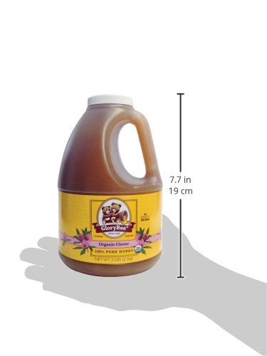 Glorybee Organic Light &amp Mild Honey 100% US Grade A Honey 5lb
