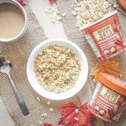 Modern Oats Vermont Maple Instant Gluten-Free Oatmeal Cups with Protein Vegan Non-GMO Fiber Whole Grain Oats with Real Vermont Maple Sugar &amp Seeds Lid included 2.6oz (Pack of 12)