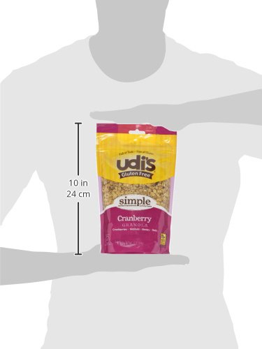 Udis Gluten Free Cranberry Granola 12 Ounce - 6 per case.