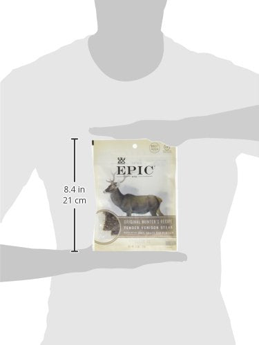 EPIC Venison with Beef Bites Original Hunter's Recipe Keto Friendly Whole30 Approved Gluten Free 8 Count 20 oz