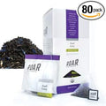 ROAR Organic Earl Grey Black Tea Pyramid Bags 80 count (4 Boxes of 20 Bags Each)