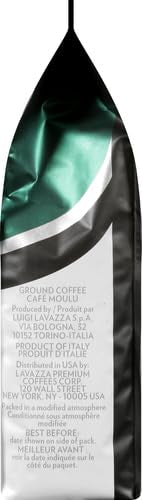 Lavazza Gran Selezione Ground Coffee Blend Dark Roast 12 oz (Pack of 4)