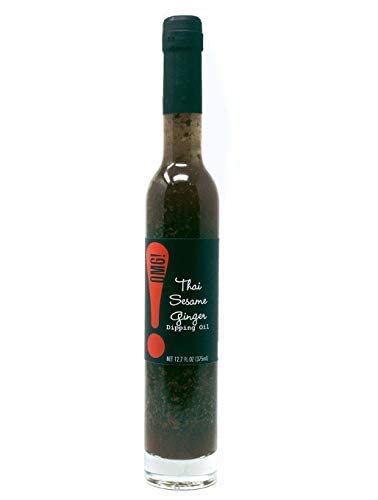OMG! Gourmet Thai Sesame Ginger Dipping Oil | As found in Pike Place Market (Delicious Perfect for breads veggies salads and marinades) 375ml/12.7oz…
