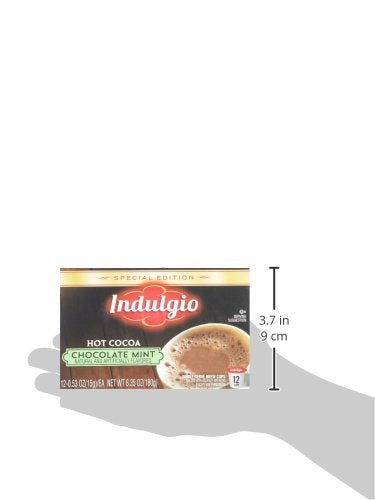 Indulgio Mint Chocolate Cocoa Special Edition Sin for Keurig K-Cup Brewers 12 Count (Pack of 6) (Compatible with 2.0 Keurig Brewers)