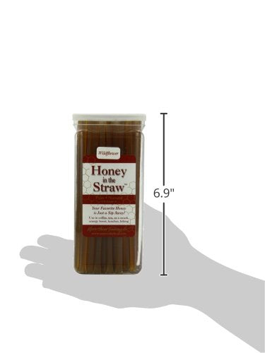 Moon Shine Trading Co. Honey Straw Canister Wildflower 125 Count