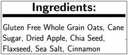 Bob's Red Mill Gluten-Free Apple Cinnamon Oatmeal 2.36 Ounce Pack of 12
