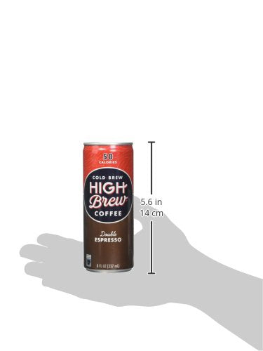 High Brew Coffee Cold Brew Double Espresso/Mexican Vanilla Red &amp Blue Variety Pack 8 Fl Oz Can (Pack of 12)