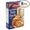 STREIT’S LOW SODIUM POTATO PANCAKE MIX 6 OZ 6 BOXES