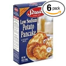 STREIT’S LOW SODIUM POTATO PANCAKE MIX 6 OZ 6 BOXES