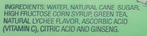 Hawaiian Sun Green Tea Lychee with Ginseng 11.5-Ounce Cans (Pack of 24)
