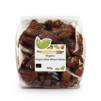 Buy Whole Foods Organic Dates Pitted Deglet Noir (500g)