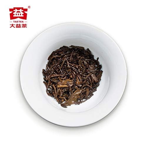 TAETEA Yunnan 7572 Classic Ripe Pu-erh Tea Aged Puerh Pu'er Tea Cake Black Tea for Daily Drink and Gift 150g / 5.29oz (Ripe)