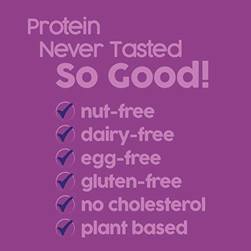 No Nuts! Blueberry &amp Vanilla Protein Bars – Nut-Free &amp School-Safe | 12g Plant Protein Vegan Gluten-Free Non-GMO Organic Kosher | 12 Count