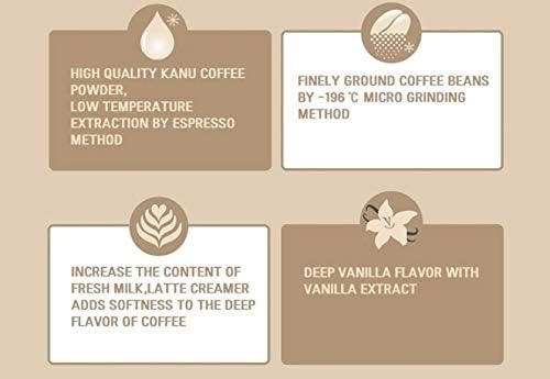 Maxim KANU Vanilla Latte 48 Sticks (Pack of 2)