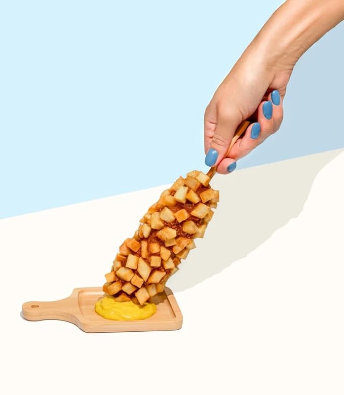 Mochi Foods Mochi Corn Dog Mix – 45lbs Bulk Case (2 x 22lbs) | Just Add Water | Yields 350–450 Korean Corn Dogs | Chewy &amp Crispy | Food Service Restaurant Food Truck Party Favorite | 2-Year She