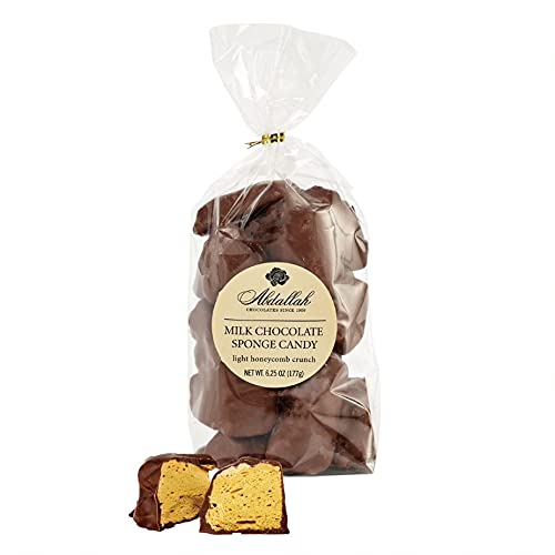 Abdallah Chocolates-Milk Chocolate Sponge Candy Twin Pack (two 6.25 oz packages)