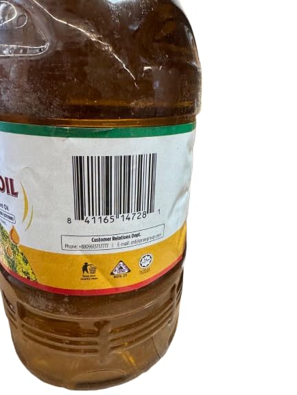 Pran Mustard Oil 5 Liters – 100% Natural Refined Mustard Oil