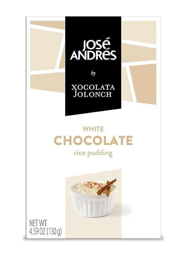José Andrés White Chocolate With Rice Pudding 4.59 oz