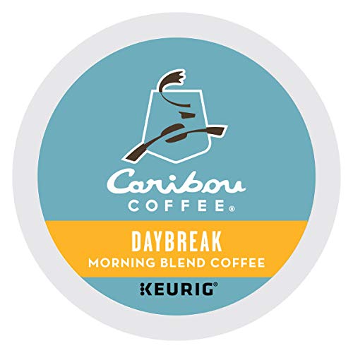 Caribou Daybreak Morning Blend Single-Serve Keurig K-Cup Pods Light Roast Coffee 96 Count (4 Boxes of 24 Pods)