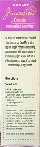 Trader Joe's Gingerbread Cake Baking Mix with Crystallized Ginger Pieces