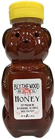 Blythewood Bee Company Honey Bear 8oz with Honey - 12 Each