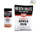 Heath Riles BBQ Apple Rub Combo with Refill Bag (1 Rub 1 Refill Bag) Competition Winning Products from Pitmaster Heath Riles