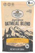 Stoked Oats Buck Wild Blend Oatmeal 11.3 oz (Pack of 8)