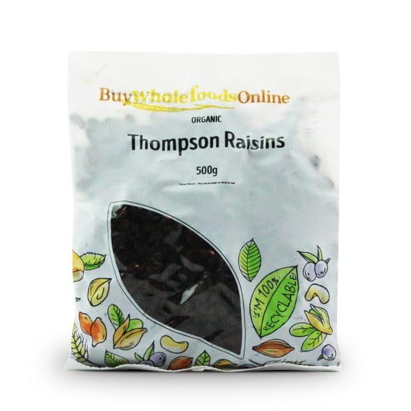 Buy Whole Foods Organic Thompson Raisins (500g)